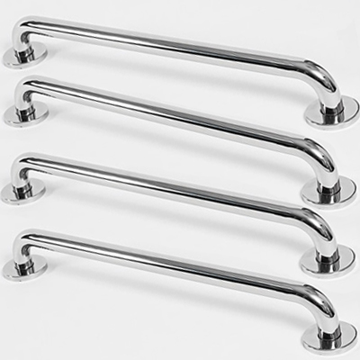 Grab Rail 300mm Polished Stainless Steel Four Pack