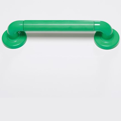 Grab Rail Plastic Fluted In Green 300mm