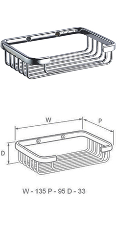 Square Soap Dish