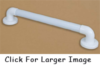 Antibacterial Coated Grab Rail with Fittings
