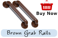 Twin Pack Grab Rails Brown 300mm