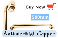 Copper Grab Rail 500mm