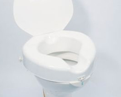 Cosby Raised Toilet Seat With Lid