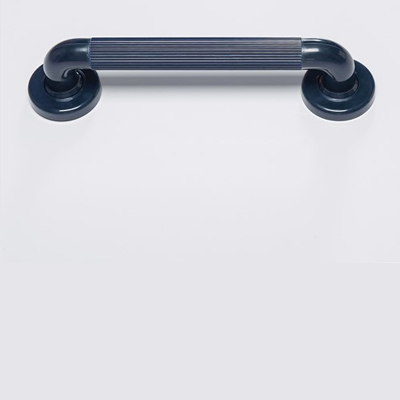 Grab Rail Plastic Fluted Dark Blue 300mm 