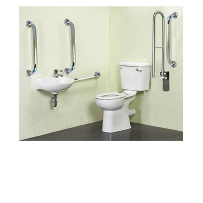 Doc M Pack Close Coupled +Stainless Steel Rails  