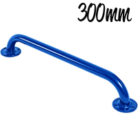 Electric Blue Steel Grab Rail 300mm 35mm Tube Dia