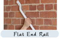 Flat Ended Rail 445mm Length