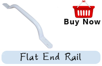 Grab Rail - Flat End Plastic Rail 450mm