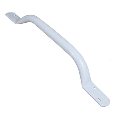 Flat end plastic rail