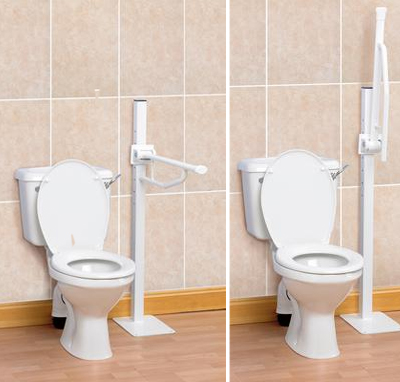 Folding Rail Floor Mounted Standard