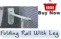 folding rail drop down with leg