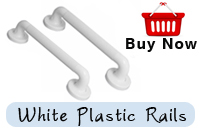 Grab Rail Plastic Fluted 450mm Twin Pack 