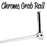 Chrome Pull Down Grab Rail