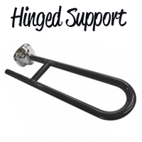 Hinged Support Rail In Dark Grey