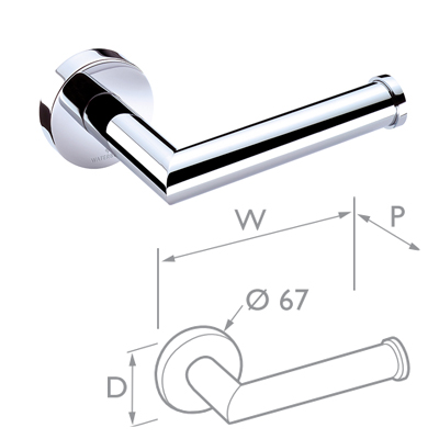 Science Single Toilet Roll Holder