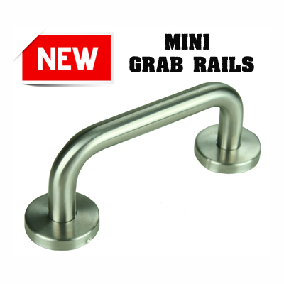 Mini Grab Handle 19 x 150mm Brushed Steel