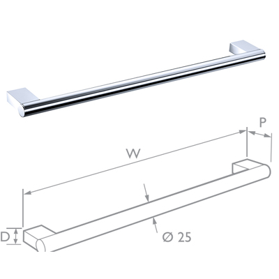 Voda Grab Rail 305