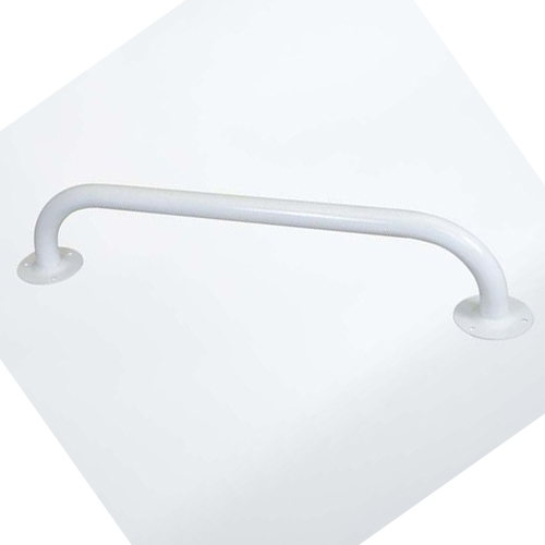 Round End White Steel Rail - 25mm dia. Tube 