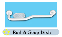 Grab Rail and Soap Dish 
