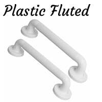 Grab Rail Plastic Fluted 300mm