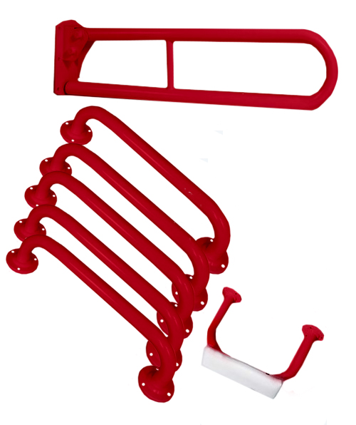 Low Level Red Grab Rail Kit For Doc M Applications