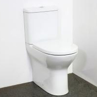 Round Designer Close Coupled Toilet - Comfort Height