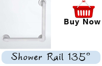 Shower Grab Rail 135° - 35mm dia. tube