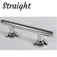 Straight Grab Rail 355mm Chrome