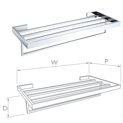 Quadra Towel Rack