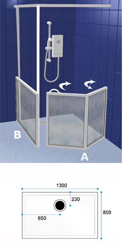 Wetroom Standard Shower Pack WF32